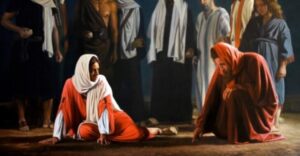 O que Jesus escrevia na terra